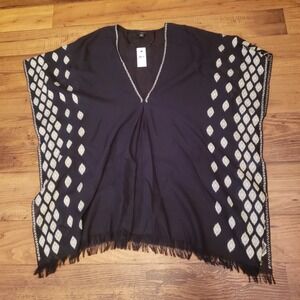 Ann Taylor Luxurious Bathing Suit‎ Bikini Cover Black XS/S